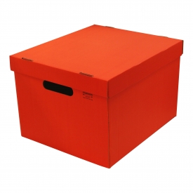 storage box ストレージボックスl レッド 文房具と文具通販のkdm