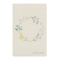 活版印刷の ポストカード【Wreath】ボタニカル柄 おしゃれ
