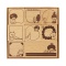 木製スタンプセット/mizutama 【パターン】かわいい ハンコ 