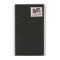 バイブルサイズ BLACK／ブラック 無地 上質紙 システム手帳リフィル