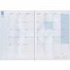 【マークス】A5 月間ブロック 見開き <2016年12月から2018年3月対応>