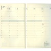 【ミドリ】A5変型 週間バーチカル 見開き <2016年12月から2017年12月対応>