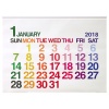 【エトランジェ】A1カレンダー 壁掛け <2018年1月から2018年12月対応>
