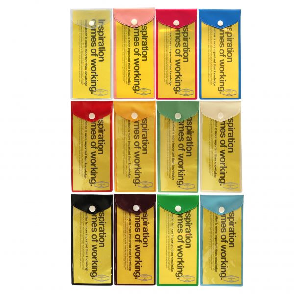 ビニールペンケース イエロー 文房具と文具通販のkdm