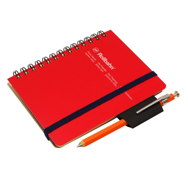 ロルバーン ポケット付メモ/ダイアリー Mサイズ用 下敷き【ブラック