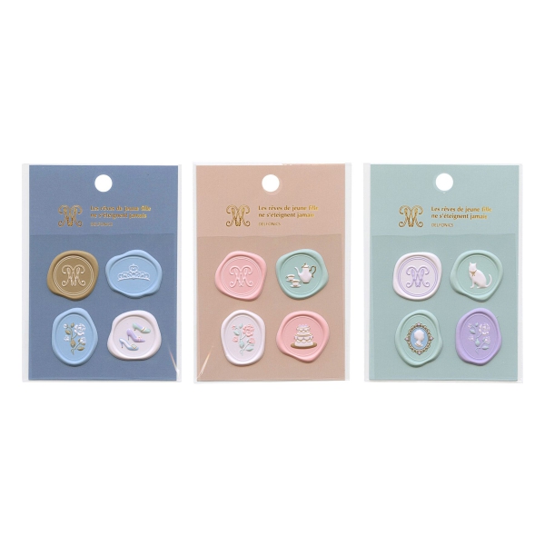 マノワール シーリングワックス シール 【B/ブルー】 : 文房具と文具