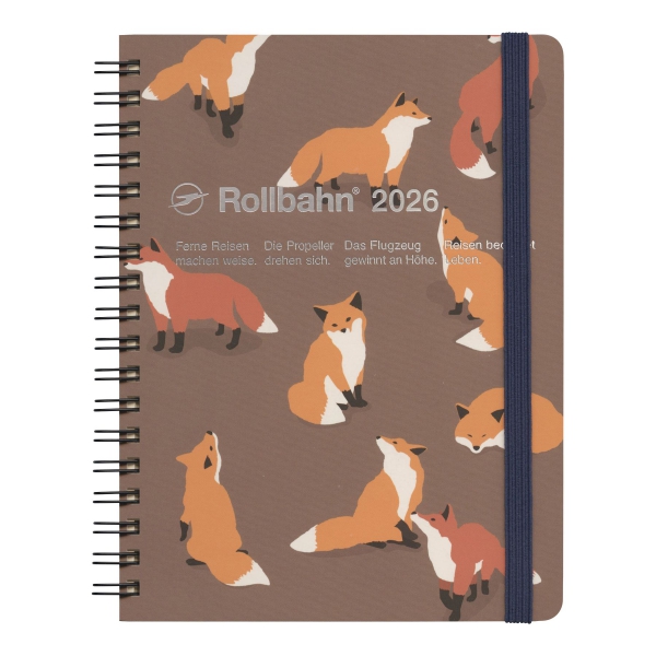 2026年 手帳 10月 ロルバーン ダイアリー ガントチャート アニマル L