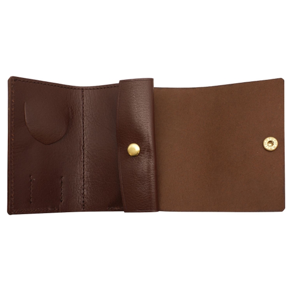 【わらび】ミニ財布（ダークブラウン）【受注生産】 わらび様専用】ミニ財布（ダークブラウン）【受注生産】