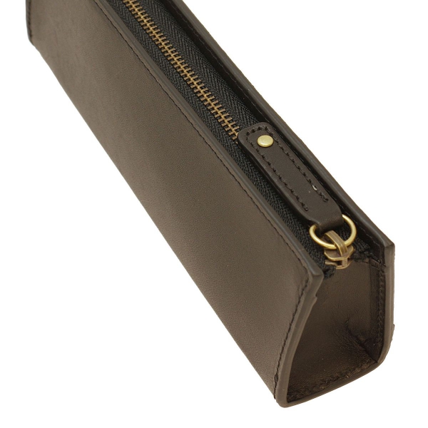 ボルボ/VOLVOX ペンケース 【ブラック】本革 箱入り ギフト : 文房具と