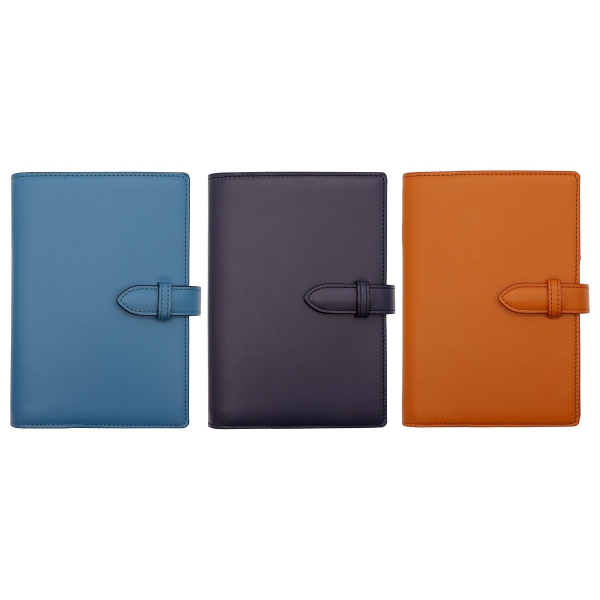 システム手帳 TURNER/ターナー2 バイブル 20mm【ブルー】姫路牛革