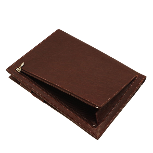 A5 ディープ ダイアリーカバー/ノートカバー 本革【ブラウン