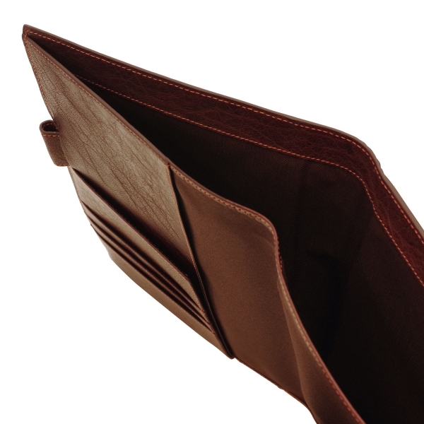 A5 ディープ ダイアリーカバー/ノートカバー 本革【ブラウン