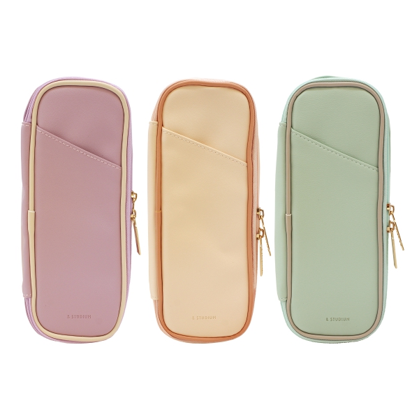 &STUDIUM ペンケース 【ライトベージュ】収納 筆箱 : 文房具と文具通販