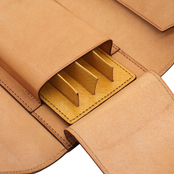 LOAPADコードバン KAKUSHI ペンケース 4本差し【ナチュラル】日本製