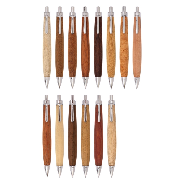 シャープペンシルまとめ売り　SEASARGRAVIUM KIKI工房 木軸 シャープペンシル 0.5mm【サペリキルト杢】木軸ペン工房KIKI