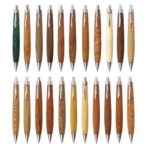 木軸 シャープペンシル 0.5mm【ペアウッド】木軸ペン工房KIKI : 文房具