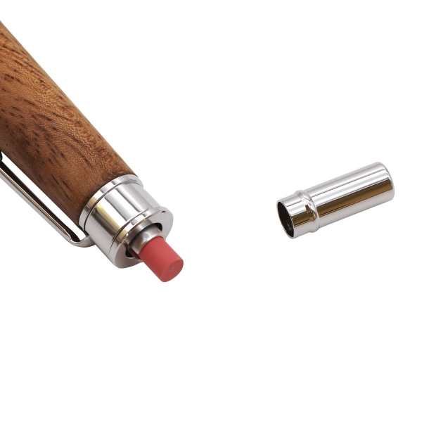 木軸 シャープペンシル 0.5mm【モンキーポッド杢】木軸ペン工房KIKI