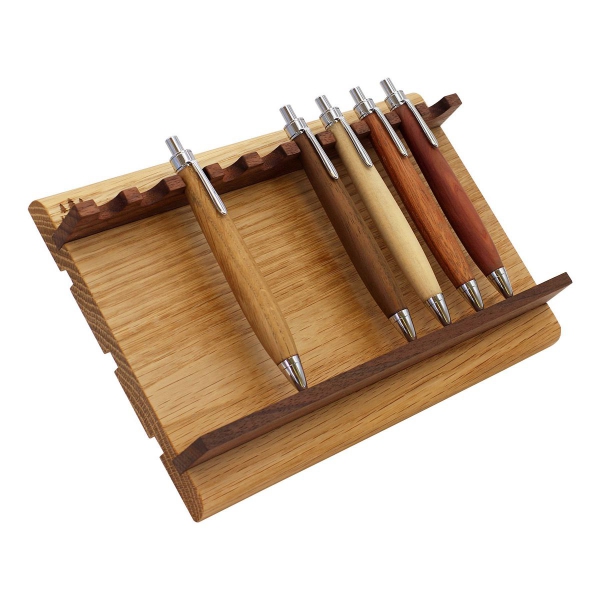 木製 魅せるペンスタンド 10本用 木群KOMURA【ナラ&ブラック