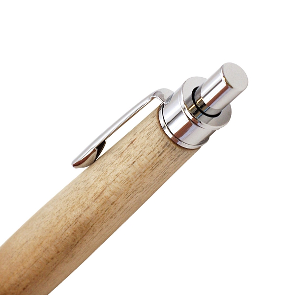 木軸 シャープペンシル 0.5mm【アオモジ/青文字】木軸ペン工房KIKI