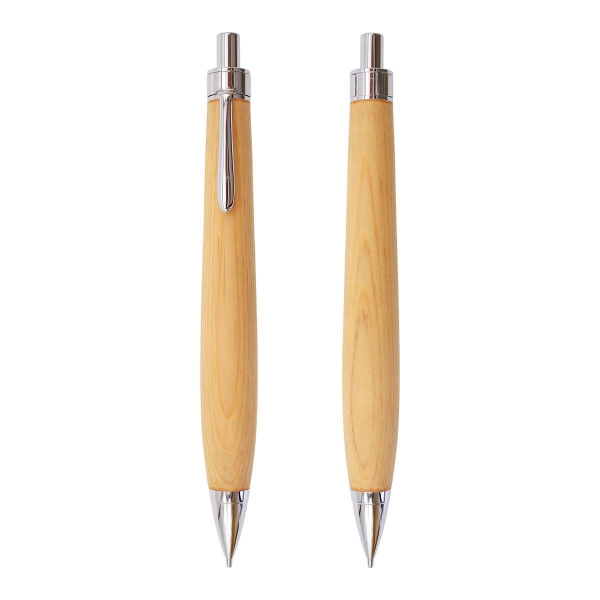 木軸 シャープペンシル 0.5mm【木曾檜/キソヒノキ】木軸ペン工房KIKI