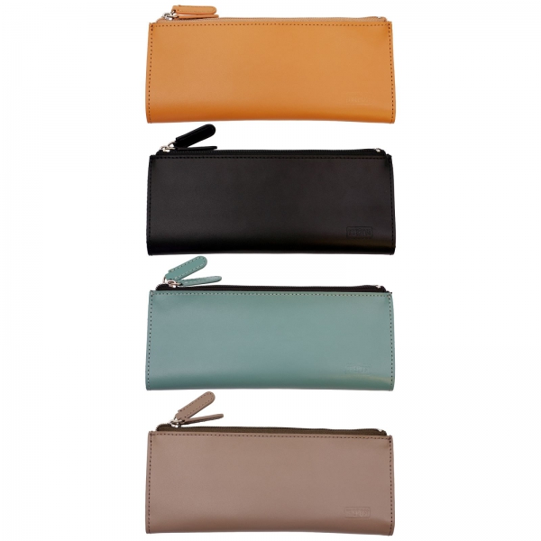 THE POST サステナブルレザー ベンディ ペンケース【ブラック