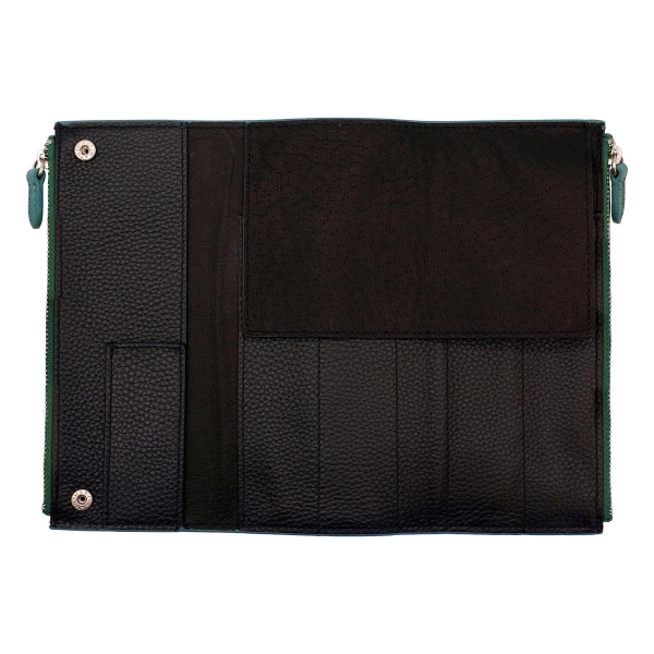 ベンディペンケース エッセンシャル MAYA/マヤ【ティール】本革 筆箱