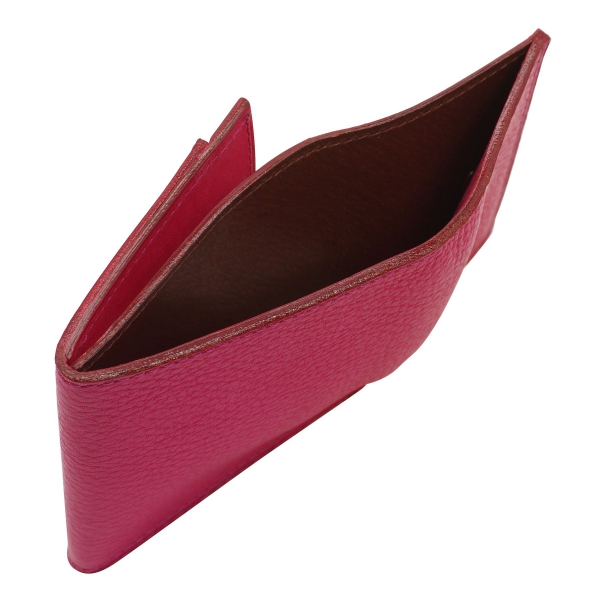 リネアヴァスカボックス 小銭入れ【フクシア】日本製 革小物 財布