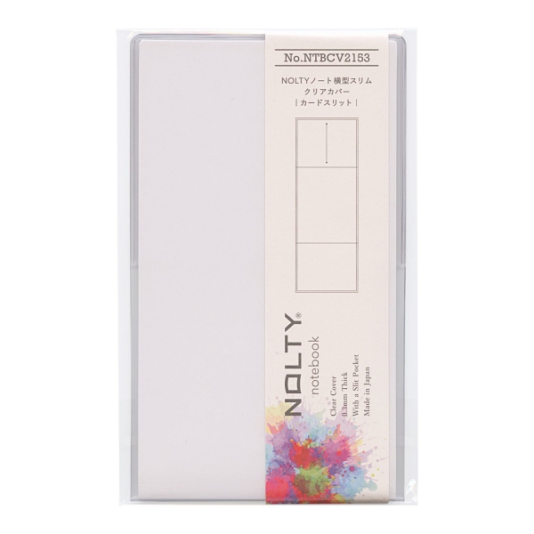 NOLTYノート 横型スリム クリアカバー : 文房具と文具通販のKDM