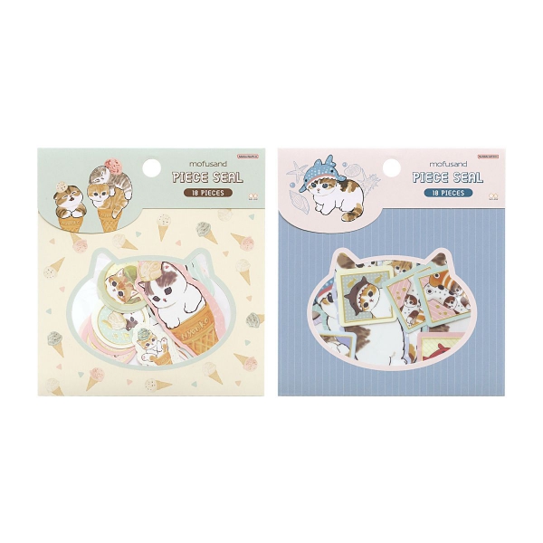ピースシール mofusand モフサンド【アイス】シール ステッカー ぢゅの