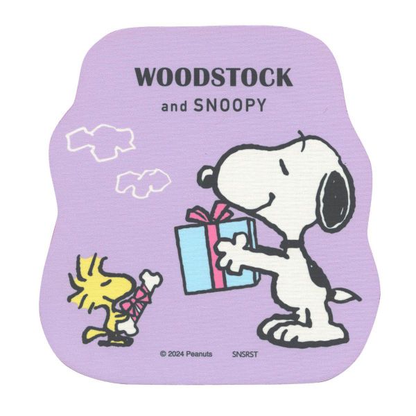 PEANUTS WOODSTOCK and SNOOPY マウスパッド スヌーピー マウスパッド (スヌーピー＆ウッドストック)