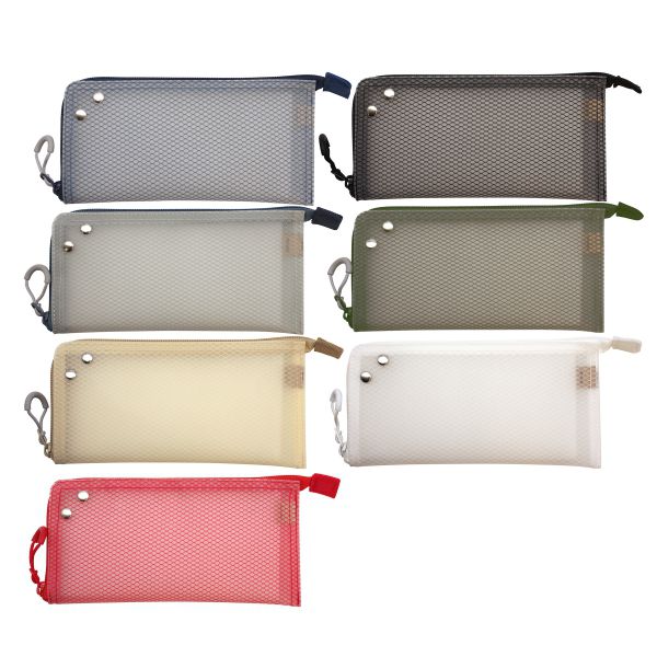 トレーになるポーチ トライフル【ホワイト】三角形 ペンケース コスメ