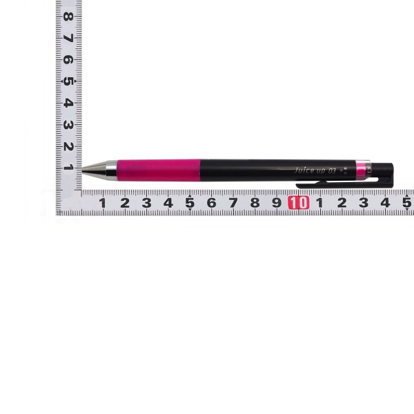 ゲルインキボールペン ジュースアップ ノック式 0.3mm【ブルーブラック