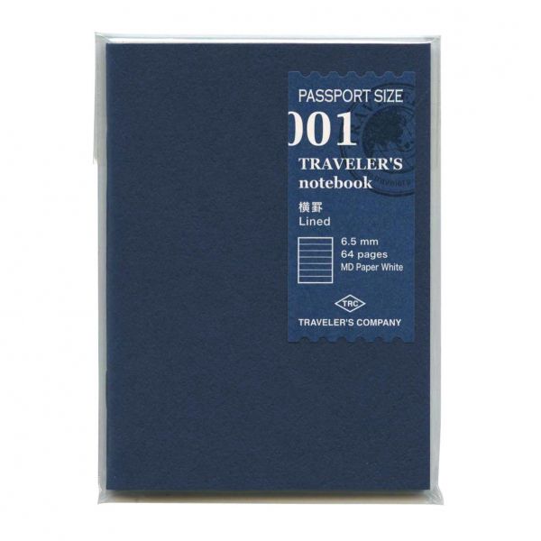 新品 トラベラーズノート 限定リフィル パスポート柄 紺 パスポートサイズ トラベラーズノートリフィル（パスポートサイズ）｜恵文社一乗寺