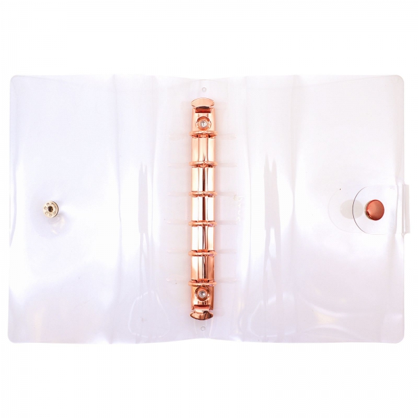 Bine/バイン A6 クリアバインダー 【ピンクゴールド】 : 文房具と文具