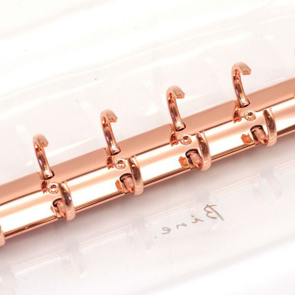 Bine/バイン A6 クリアバインダー【ピンクゴールド】 : 文房具と文具
