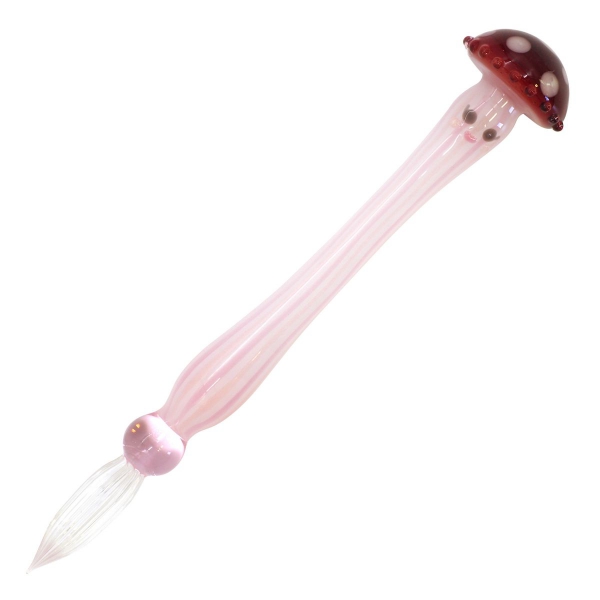 ガラスペン きのこぺん【ママン】人気 面白い : 文房具と文具通販のKDM