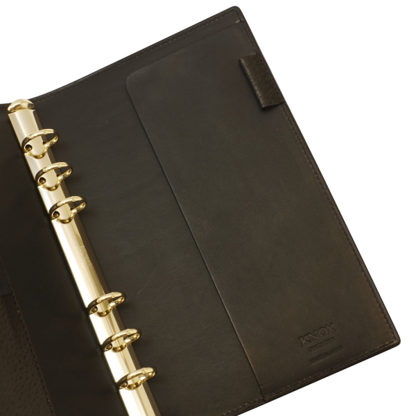 システム手帳 バイブル オーセン 16mm【ブラック】日本製 : 文房具と