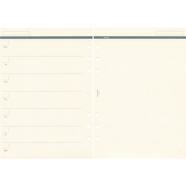 専用ページ 4日以内 2026年1月始まり データプラン 週間（見開き1週間） ミニサイズ