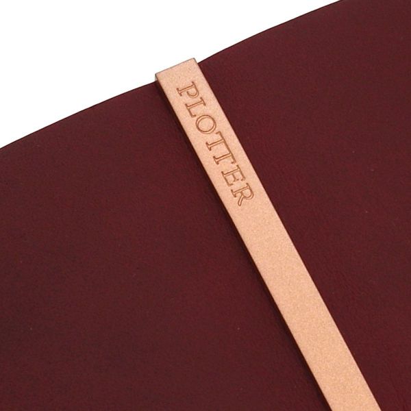 システム手帳 プロッター ナローサイズ Liscio/リスシオ 11mm【ワイン