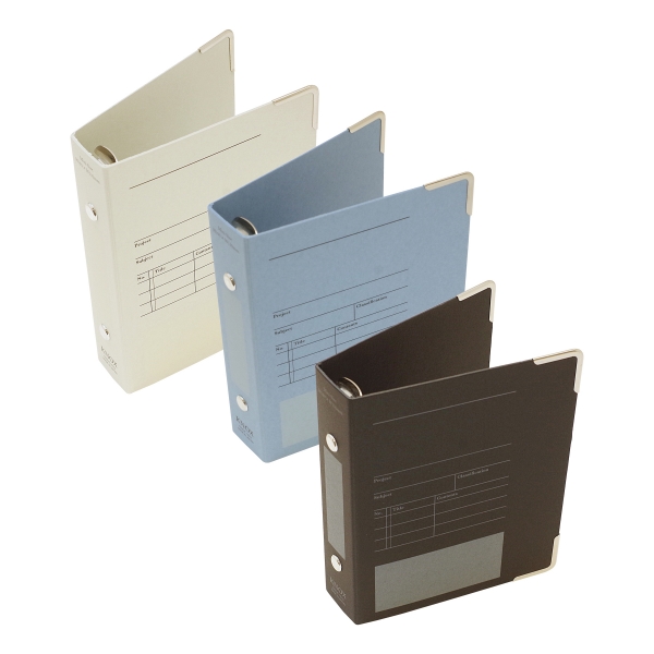 ミニ6サイズ ファイリングバインダー【ブラック】システム手帳 保管