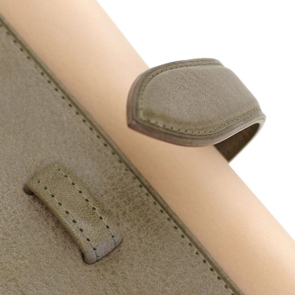 N/PEARCE エヌピアス バイブルサイズ 20mm【グリーン】本革製 システム