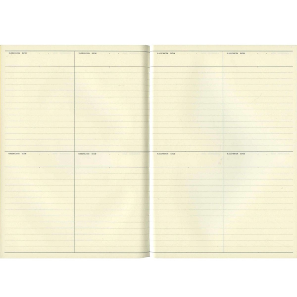 Laconic En Blanc A5サイズ ブロックノート ハードカバー ブルー 文房具と文具通販のkdm