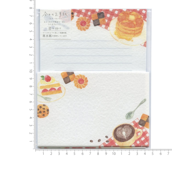 今日の手紙レターセット【椿】美濃和紙 封筒 便箋 かわいい : 文房具と