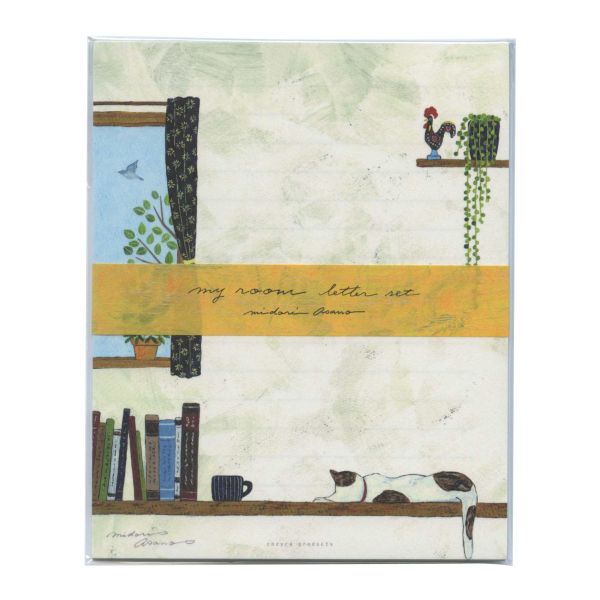 浅野みどり 美濃和紙レターセット マイルーム 文房具と文具通販のkdm