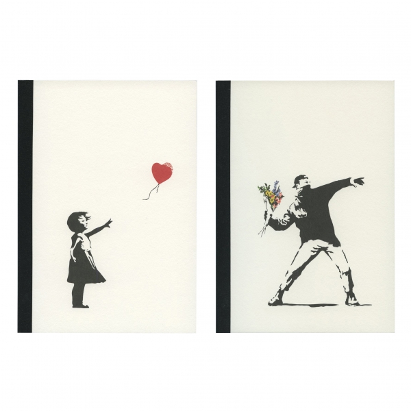 新品 バンクシー BANKSY セルフスタンドバッグ フラワーボンバー