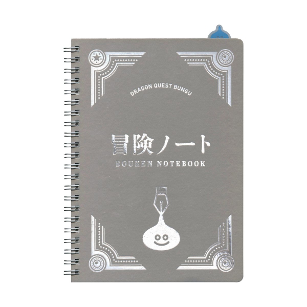 ドラゴンクエスト 文具屋 冒険ノート A5【シルバー】 : 文房具と文具