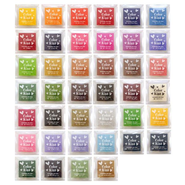 スタンプ台 color Kiss/カラーキス【チョコレート】顔料系水性インク