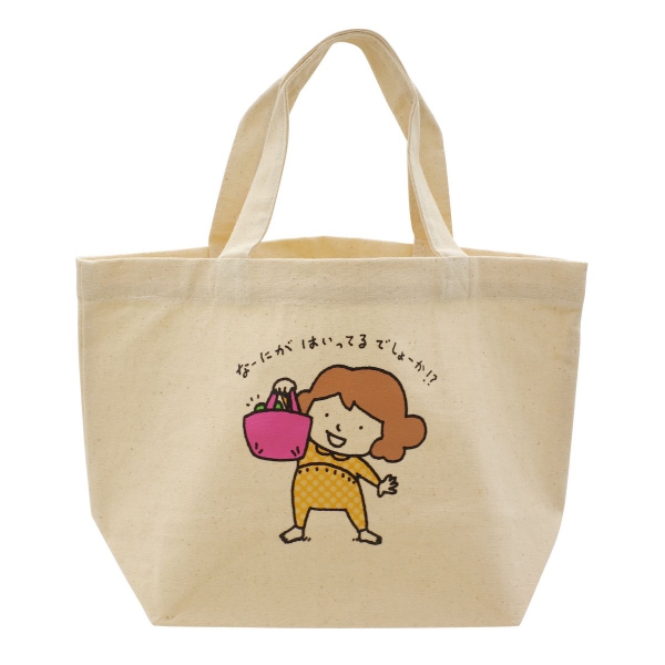 ヨシタケシンスケ の なつみちゃんトートバッグ【ピンク】絵本作家