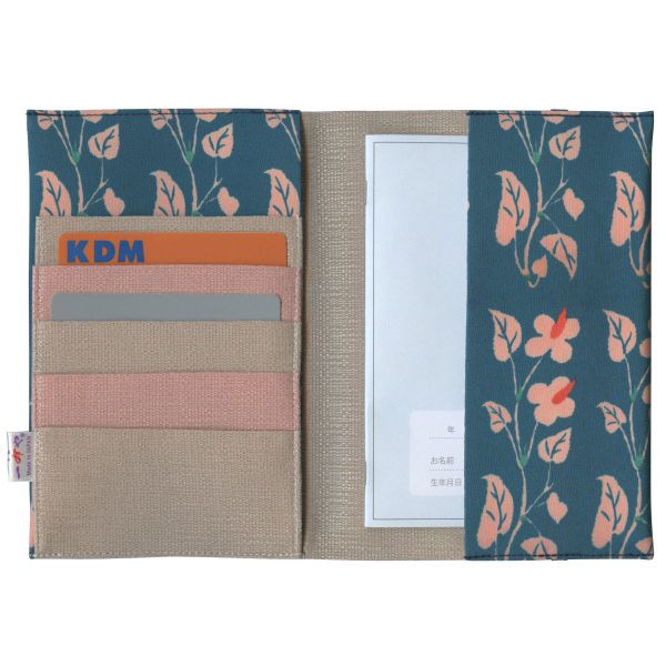 お薬手帳入れ 竹久夢二【どくだみ】 お薬手帳 カードケース 和柄 診察