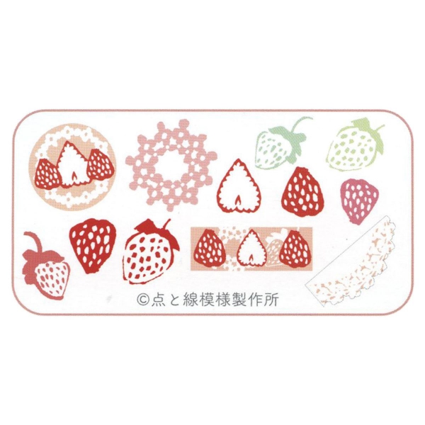 ストロベリーパーティー フレークシール【レース】シール 香るシール